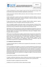 Política de Protección de Datos Personales Gior Technology S.A.C. — página 2