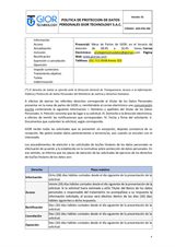 Política de Protección de Datos Personales Gior Technology S.A.C. — página 4